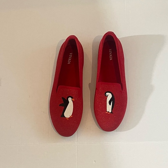 VIVAIA Audrey Penguin Embroidered Flats - Picture 6 of 11